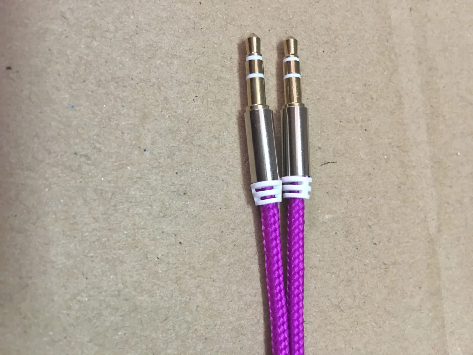 10 цвет алюминия металл адаптер нейлон плетеный ткань шнур 3.5 мм стерео аудио AUX кабель 1M 3 фута 1500ПК/лот