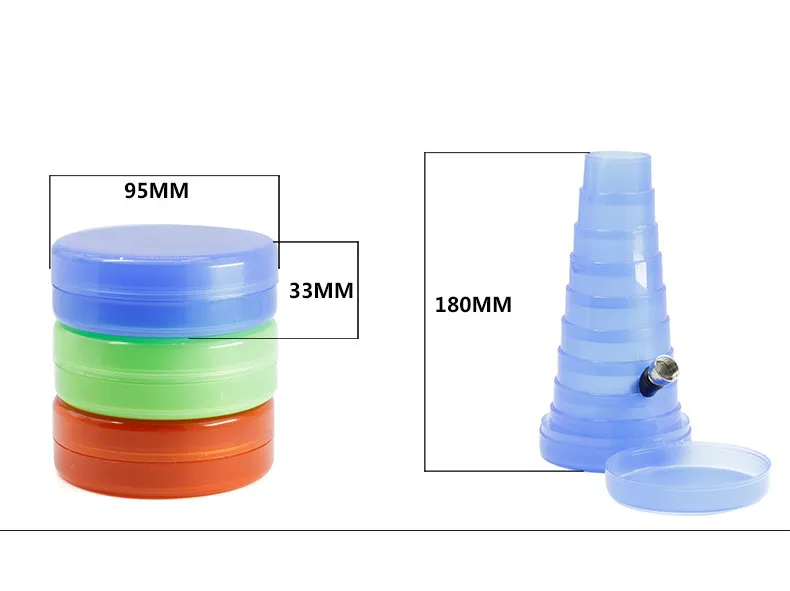 Plastic Smoking Pipes Strench Towel Shiha Portable Travle Pipe Pocket