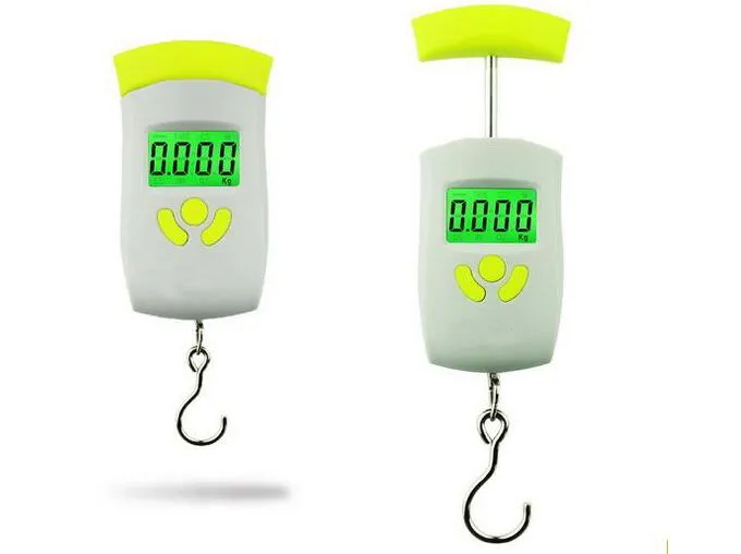 Mini Digital Scale for Fishing Luggage Travel Weighting Steelyard Hanging Electronic Hook Scale 50kg x 0.01kg