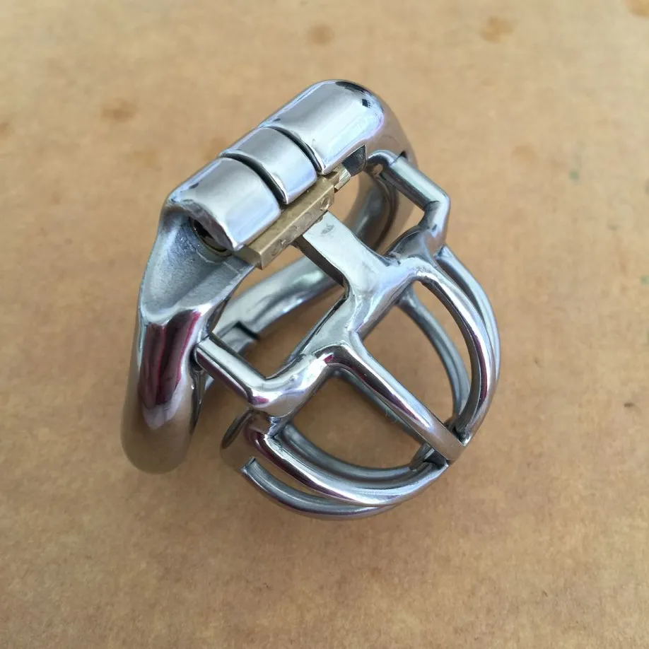 Curve Snap Ring Design Männlich Super Klein Edelstahl Cock Cage Penis Ring Gürtel Gerät Erwachsene BDSM Produkte Sex Spielzeug S0553213720