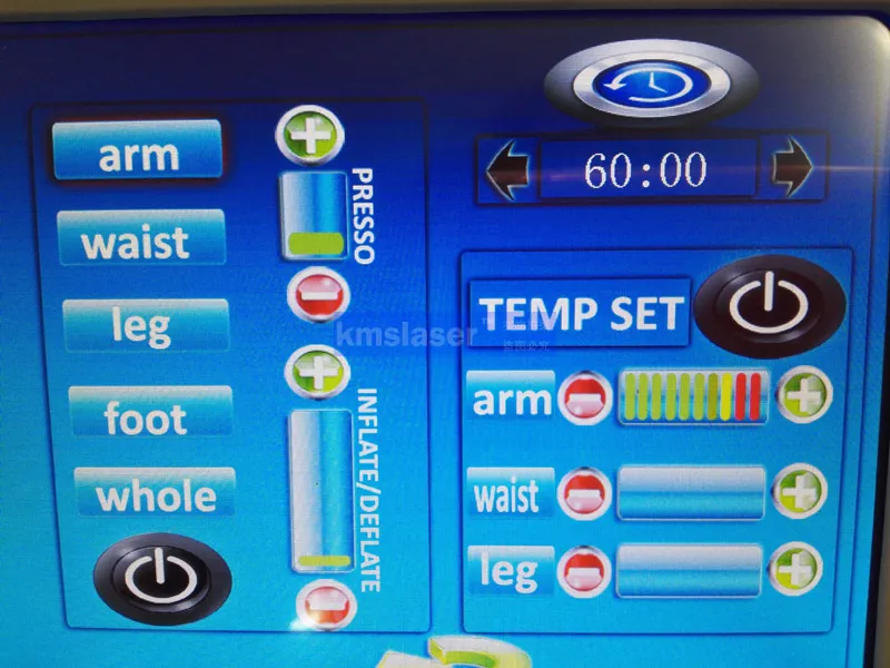 3 In 1 verre infrarood pressotherapie EMS Elektrische spierstimulatie Sauna Luchtdruk Pressentotherapie Lymf Drainage Lichaam Slank EQ7502219