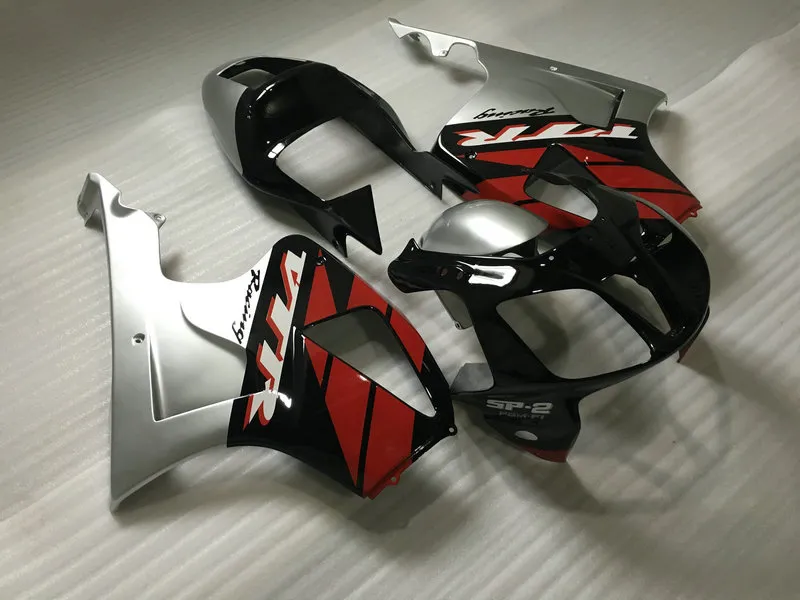 Kuiken Body Kit voor HONDA VTR1000 SP1 2000 2001 2006 VTR 1000 RC51 01 02 05 06 RODE ZILVEREN VALERINGEN CANDWORK HX11