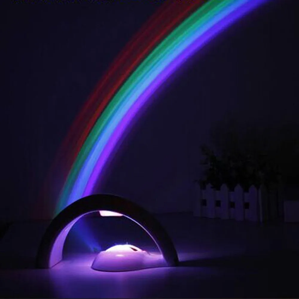 Nattbelysning Julklappar Rainbow Projector Led Lamp Wall Takprojekt Ljus gåva barn till jul