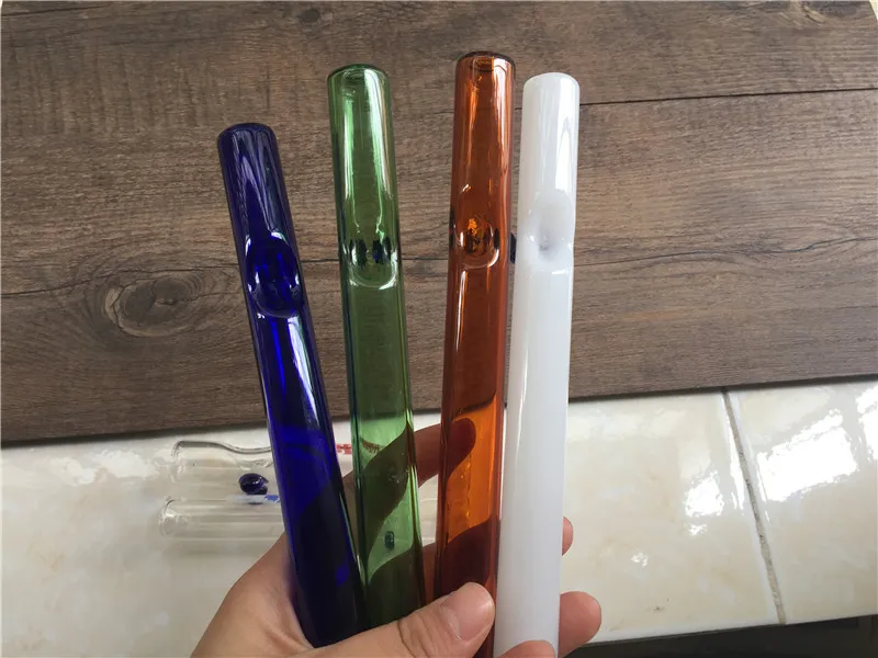 Labs Glass Steamroller Tubi di fumo con due piedi Multi Color Labs Decal Oil Burner Pipes Tabacco in vetro Hand Pipe