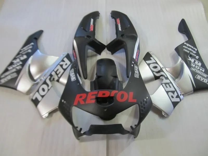 Hot Sale Fairing Kit för Honda CBR919RR 98 99 Silver Black Fairings Set CBR 900RR 1998 1999 OT20