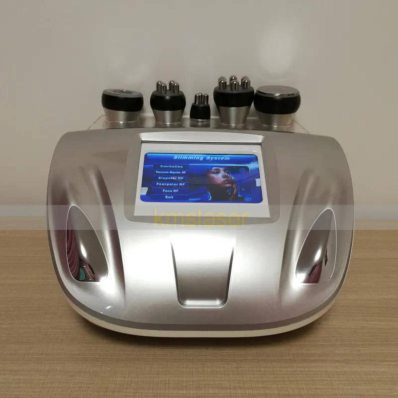 5 in 1 초음파 Cavitation 무선 주파수 슬리밍 기계 진공 RF 바디 슬림 미용 장비