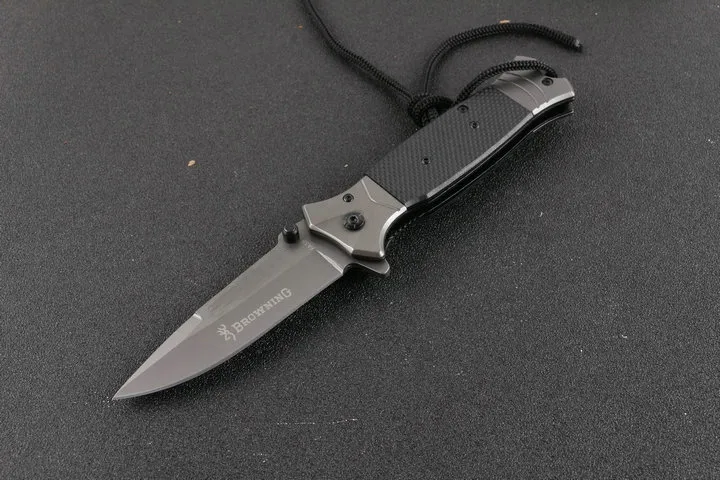 Commercio all'ingrosso Browning FA38 Coltello pieghevole tattico in titanio G10 Maniglia Campeggio esterno Caccia Sopravvivenza Coltello tascabile Utility Strumenti EDC