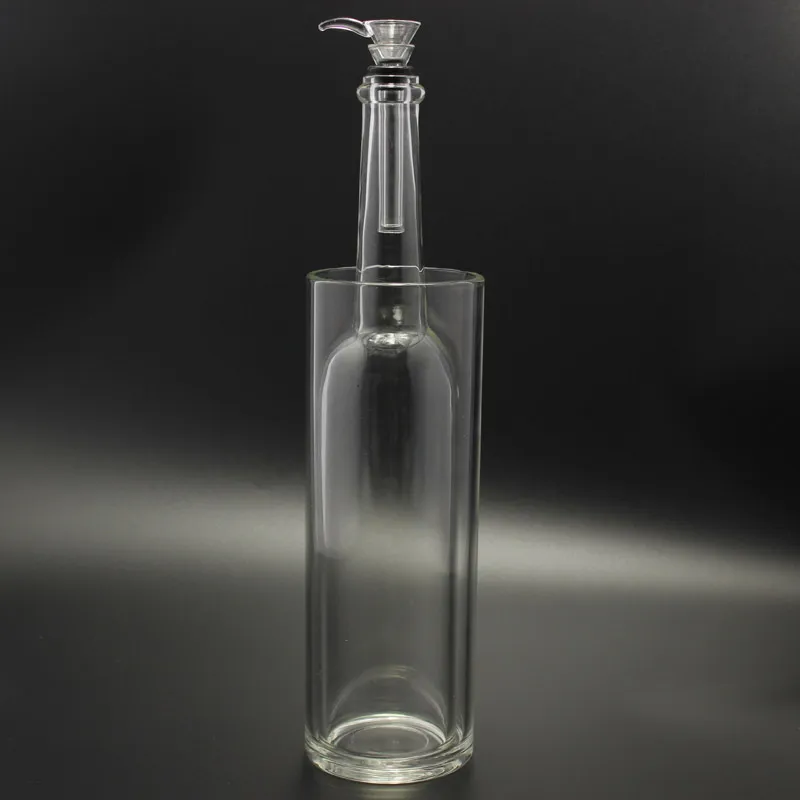 Bongs de vidro Gravitron Gravity Water Pipe vêm com vidro deslizante Bongs de vidro Bubbler com boa estanqueidade