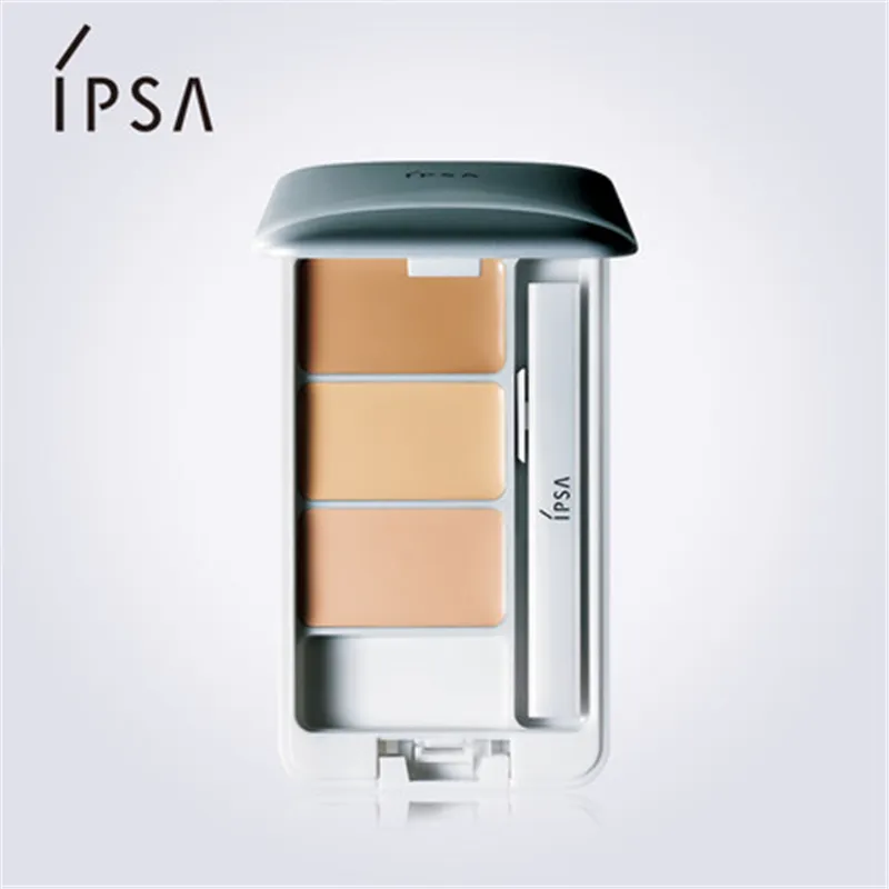 Toppkvalitet ipsa 3 färg concealer cream highlighter pure makeup palette1053949