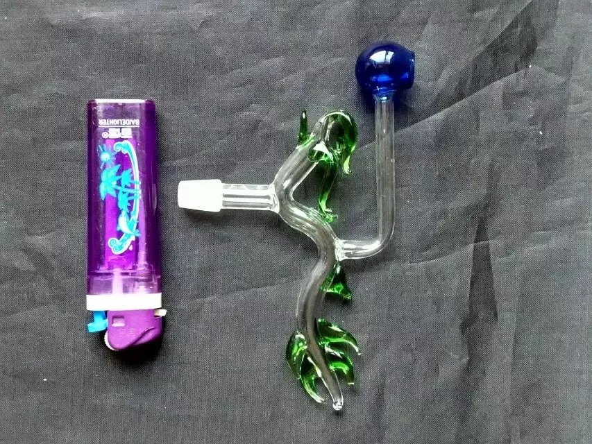 Accessoires de bongs en verre de pot de dragon de couleur Pipes à fumer en verre colorées mini multi-couleurs Pipes à main Meilleure cuillère