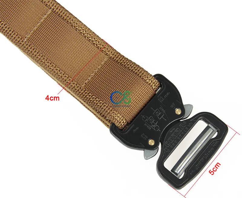 Hunting Belt Unisex Women Men Belt Out Belt Tactical Enthusiasts Gear For Outdoor Wear-resistant sturdy CL11-0027