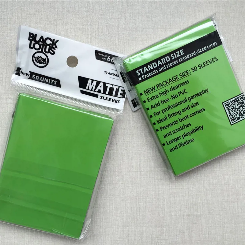 Black Lotus Matte Card Sleeves for TCG from Dhgate Card Games - price 4.02