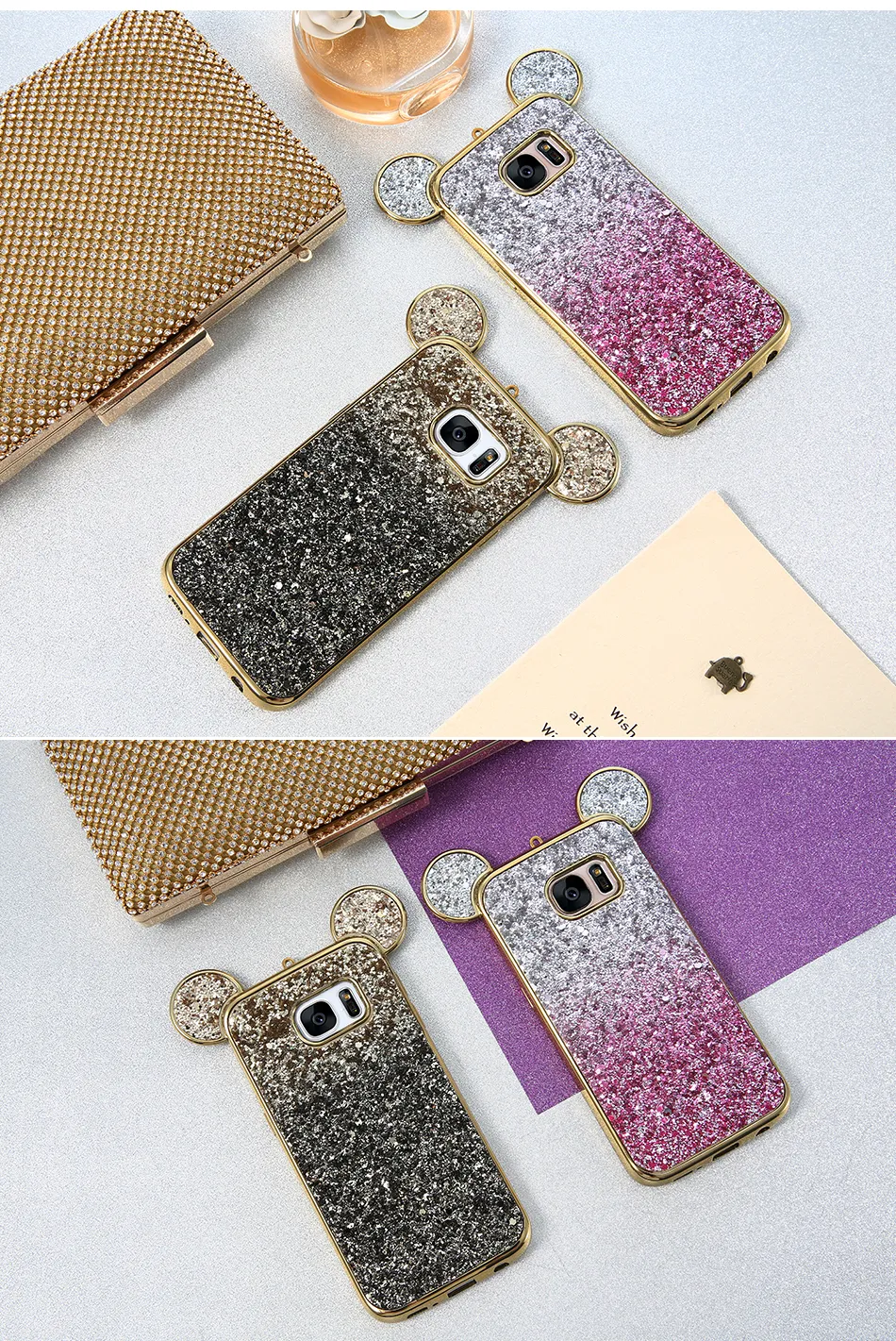 glitter samsung galaxy s7 phone cases
