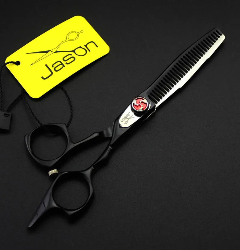 5.5 بوصة جيسون جديد JP440C قطع ترقق مقص مجموعة تصفيف الشعر مقص المقاوم للصدأ أدوات تصفيف الشعر مقص الحلاق كيت ، LZS0456