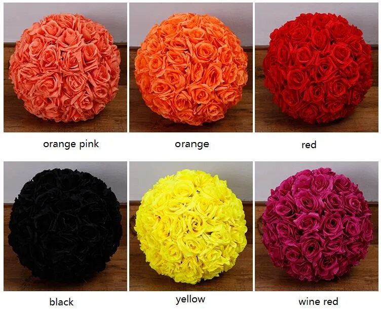 Beijar Bola de diâmetro flor bola artificial de 12 Wedding Inch decorar flores flores artificiais para decoração de jardim mercado de casamento