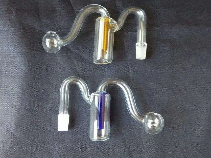 M-shaped filter pot glass bongs accessories Glass Smoking Pipes colorful mini multi-colors Hand Pipes Best Spoon glas