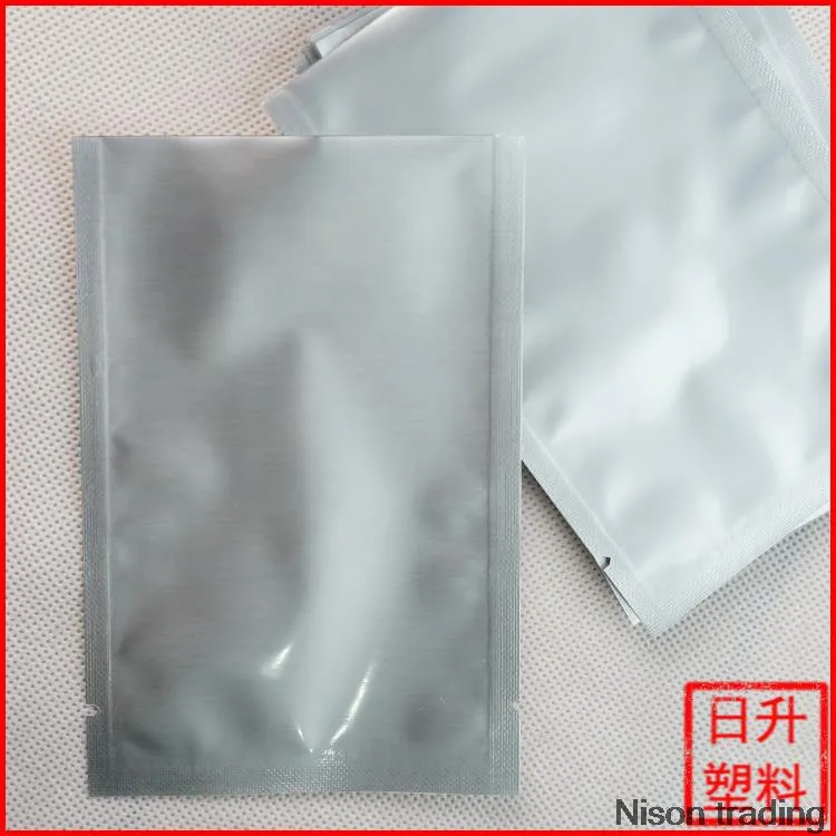 7x10cm, X Pure aluminium bag flat plastic bag-plating mylar body wash/soap packing plain pouch, milk powder ping pocket