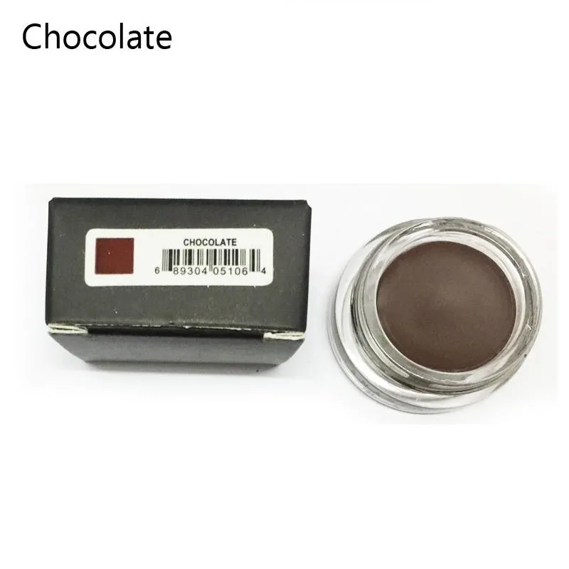 Em estoque! Beauty Eyebrow Enhancers creme Pomada Marrom médio Maquiagem à prova d'água Sobrancelha 4g Loiro Chocolate Marrom escuro Ébano Auburn TALPE