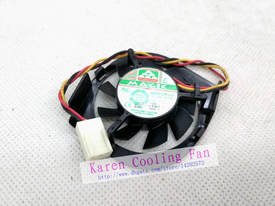 Original MAGIC MGT4012HF-A10 12V 0 11A Graphics card cooling fan266O