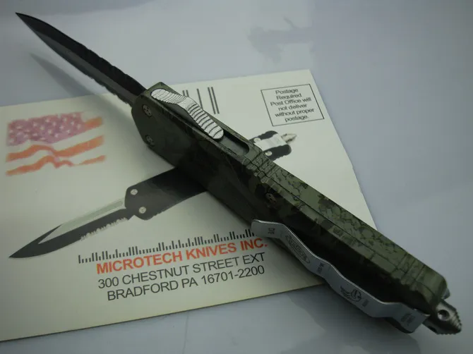 Rushed MICRO TECH Knives Camouflage Micro Cutting Tools Tactical