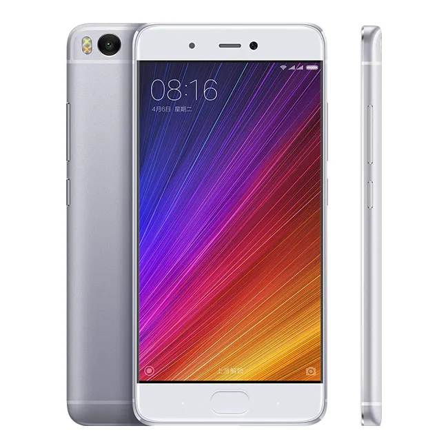 Оригинал Xiaomi Mi 5S 4G LTE сотовый телефон 3GB RAM 64GB ROM Snapdragon 821 Quad Core Android 5,15 дюйма 12.0MP Fingerprint ID Smart Mobile Phone