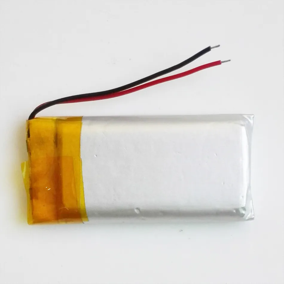 3.7V 500mAH 602040 Lithium Polymer Rechargeable Batteri Lipo Cells Ion Power för MP3 Headphone DVD GPS Mobiltelefon Kamera PSP Game Toys