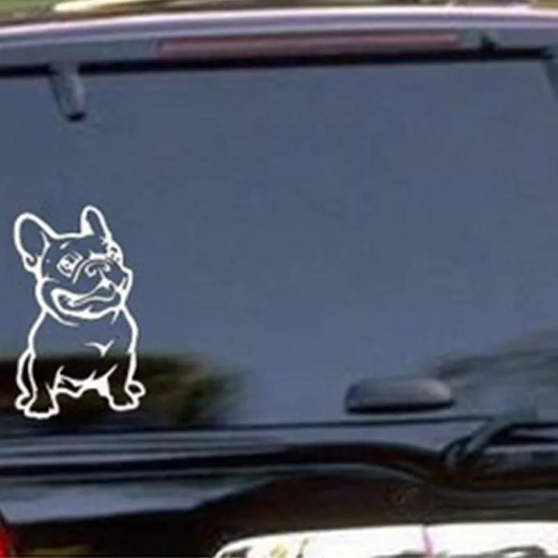 Sticker voiture chien - Mon Bouledogue Français - Sticker voiture
