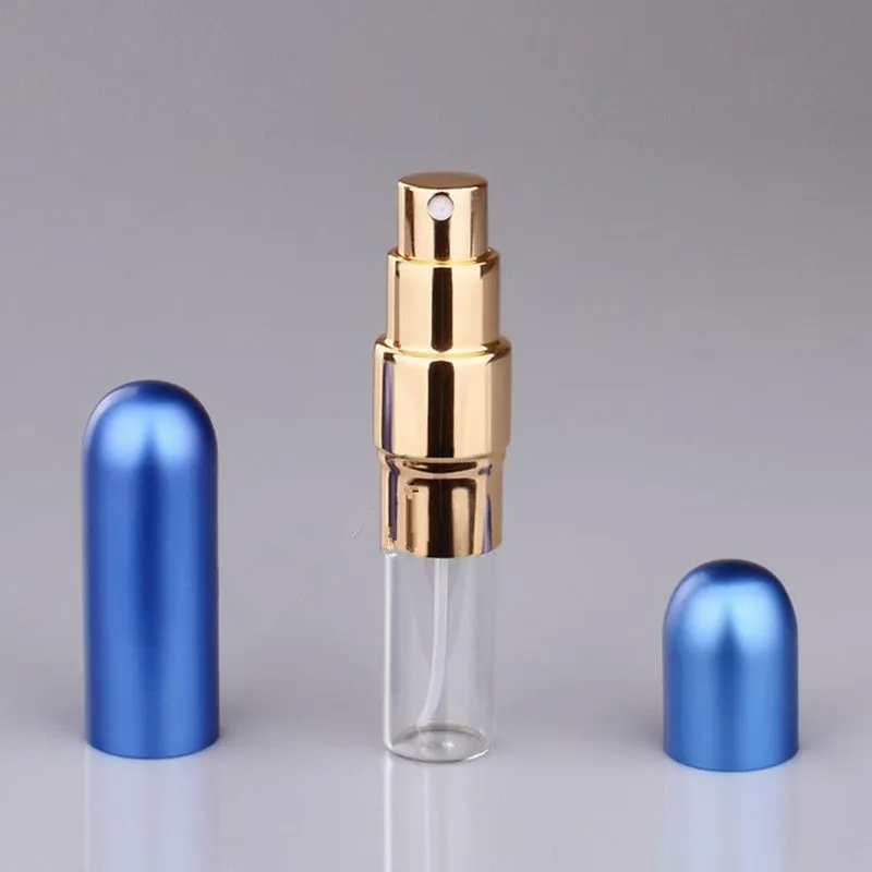 Bouteille de parfum rechargeable en verre de 10 ml avec des bouteilles de parfum en métal SprayEmpty Case atomiseur bouteilles de parfum en verre F20171264