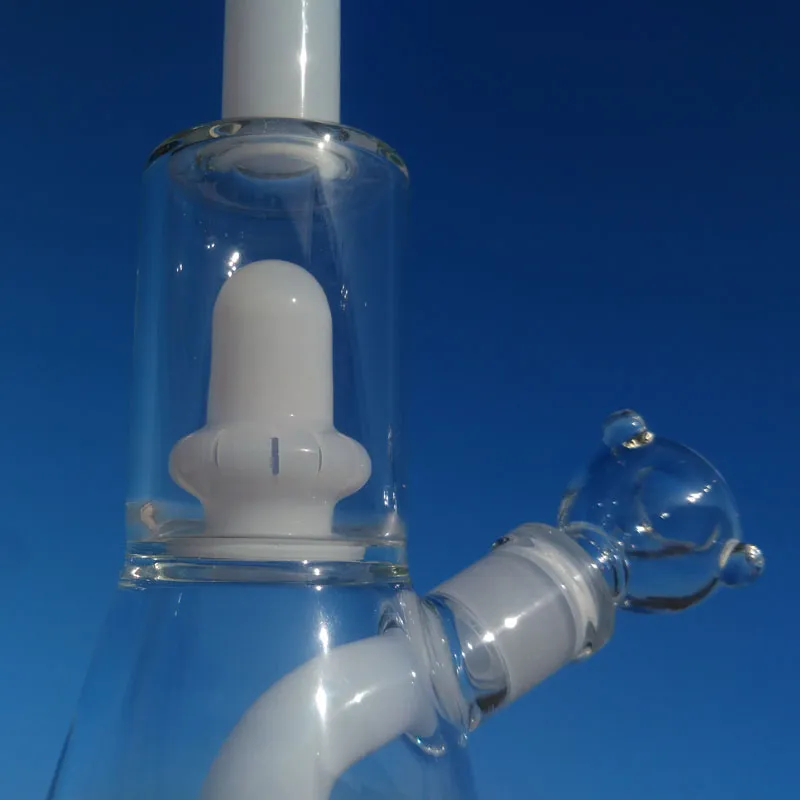 Bägare bong glasbubblare vatten bongs glas vattenrör bongs vetenskapliga bubblare hårda bongs vatten bubbler rör rör percolator glas bong