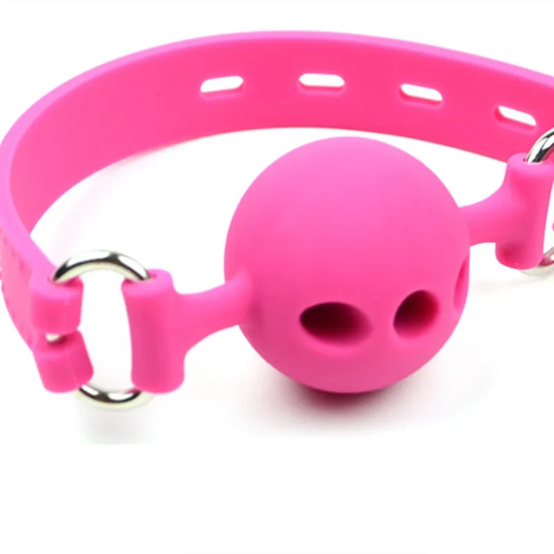 Silikon Mund Stecker Ball Gag Bondage Sklave Zurückhaltung Gürtel Fetisch Erwachsene Spiele Paare Produkte Oral Sex Toys Für Frauen Männer Gay