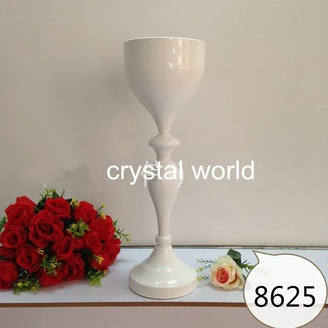 33 White Flor Mental Vaso Stand Wedding Centerpiece Flor Stand