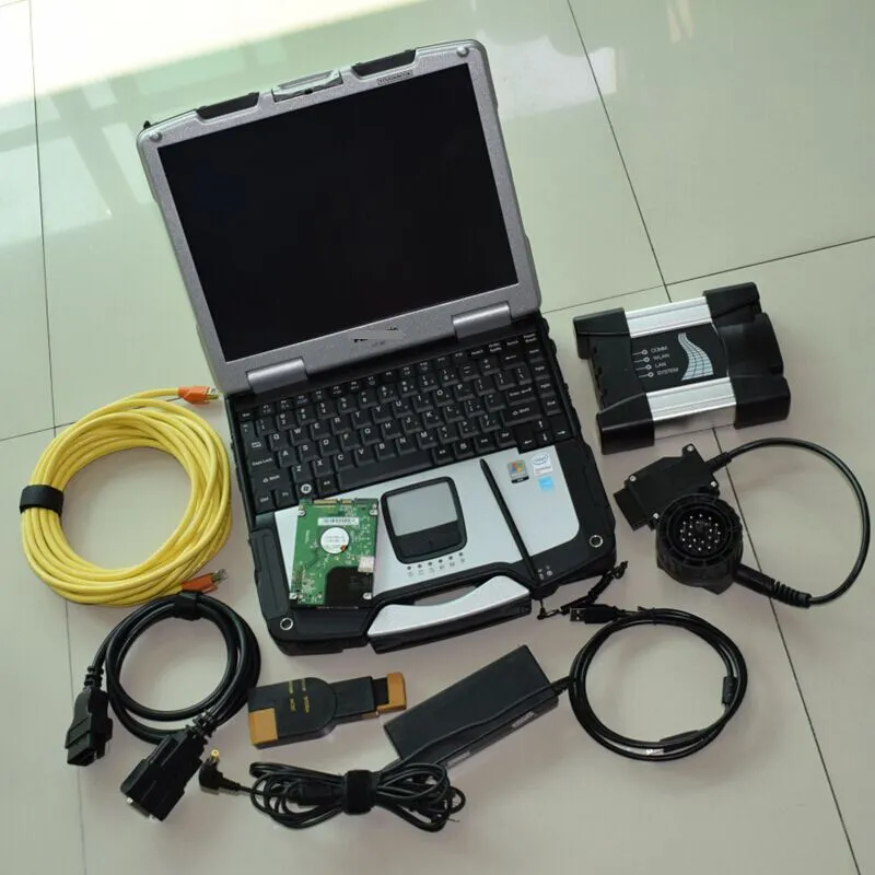 För BMW ICOM nästa diagnostiska verktyg med bärbar dator HDD CF30 ToughBook 9300CPU, 4G redo att använda