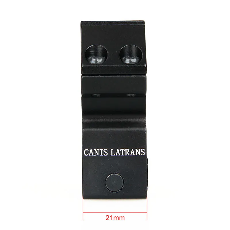 CANIS LATRANS 30mm 6063 알루미늄 마무리 코팅 양극 산화 이중 열 높은 폭 스코프 마운트 야외 사냥 CL24-0114B