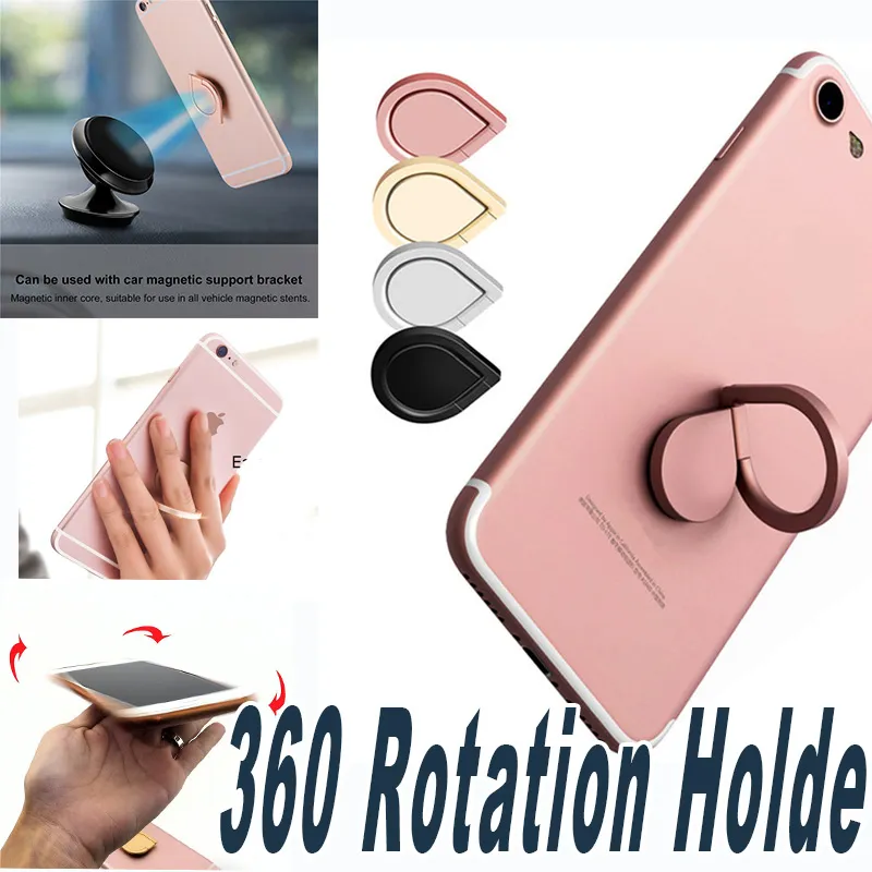 Finger Ring Holder 360 Fidget Spinner Holder Universal Mobile Phone Ring Magnetic Stand For iPhone Sumsung All Handset