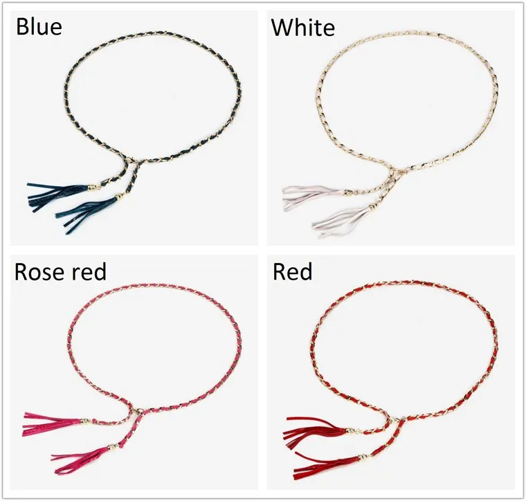 female chastity belt simple snake chain leather belt for women and ladies designer belts summer metal fringe chains fashion for dress