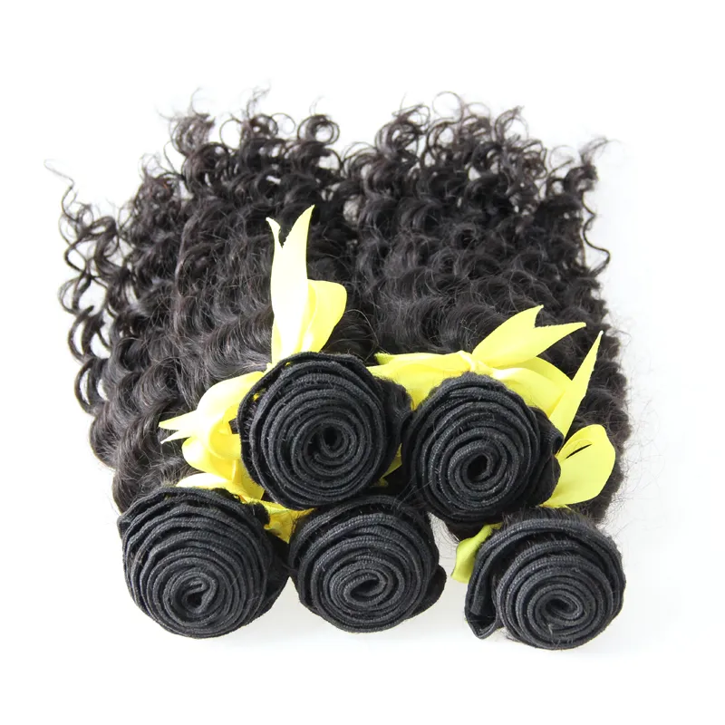 Cheveux profonds de cheveux brésiliens de faisceaux de tissage de cheveux brésiliens tissant le tissage de couleur naturelle de cheveux humains