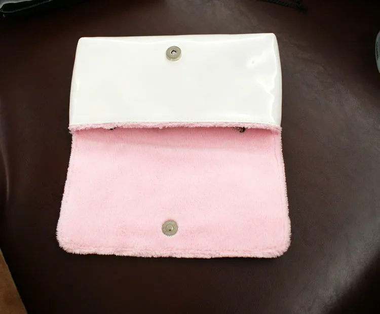 Классический узор черный / белый PU пальто мешок для краски женская сумка с известной косметической пакетом косметики