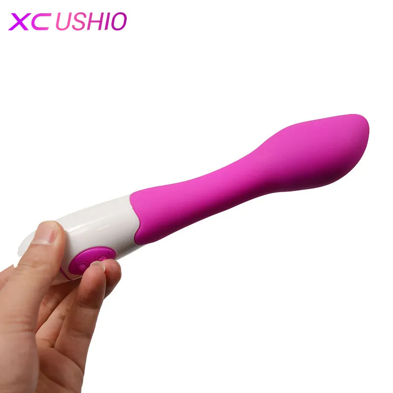 2017 Big Head Silicone G-spot Vibrator Body Massager 30 Speed Waterproof  Clit Bullet Vibrator from Dhgate Adult Toys