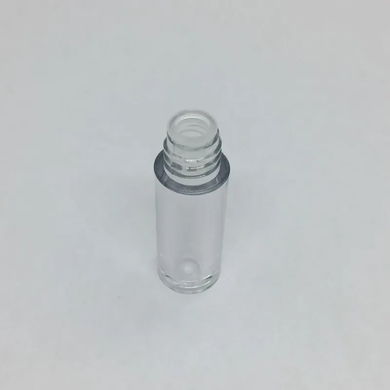 Tubo de rímel vazio de 0,8 ml com bastão Recipiente de creme para cílios Garrafa transparente Tubo de cílios Frasco com inserções de borracha