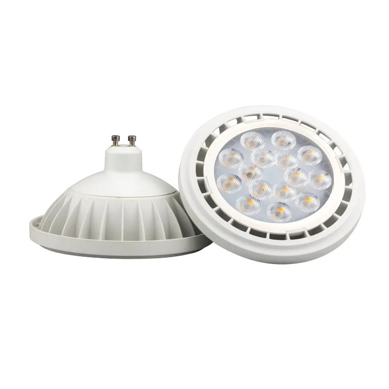 Darmowa Wysyłka New Arrival AR111 Lampa LED GU10 12W wejście COB Spotlight Ciepłe białe / chłodne białe / naturalne białe żarówki przyciemniane