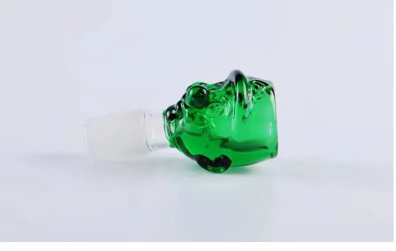 Färgat glas Rökning Tillbehör 14mm, Partihandel Glas Bongs Oljebrännare Glasrör Vattenrör Olje Riggar Rökfri Frakt