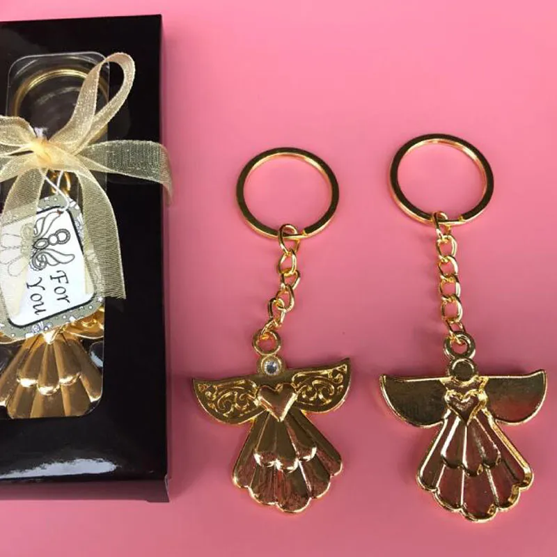 Angel Keychain Elegant Gold And Silver Vintage Key... From Sunnytech ...