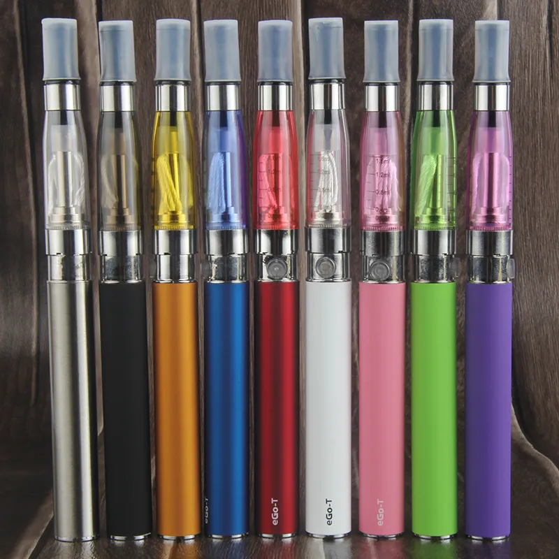 e çiğ eGo T CE4 başlangıç ​​kiti Tek CE5 Blister Kitleri 650 mah 900 mah 1100 mah EVOD Pil CE6 Clearomizer Atomizer buharlaştırıcı vapes kalemler