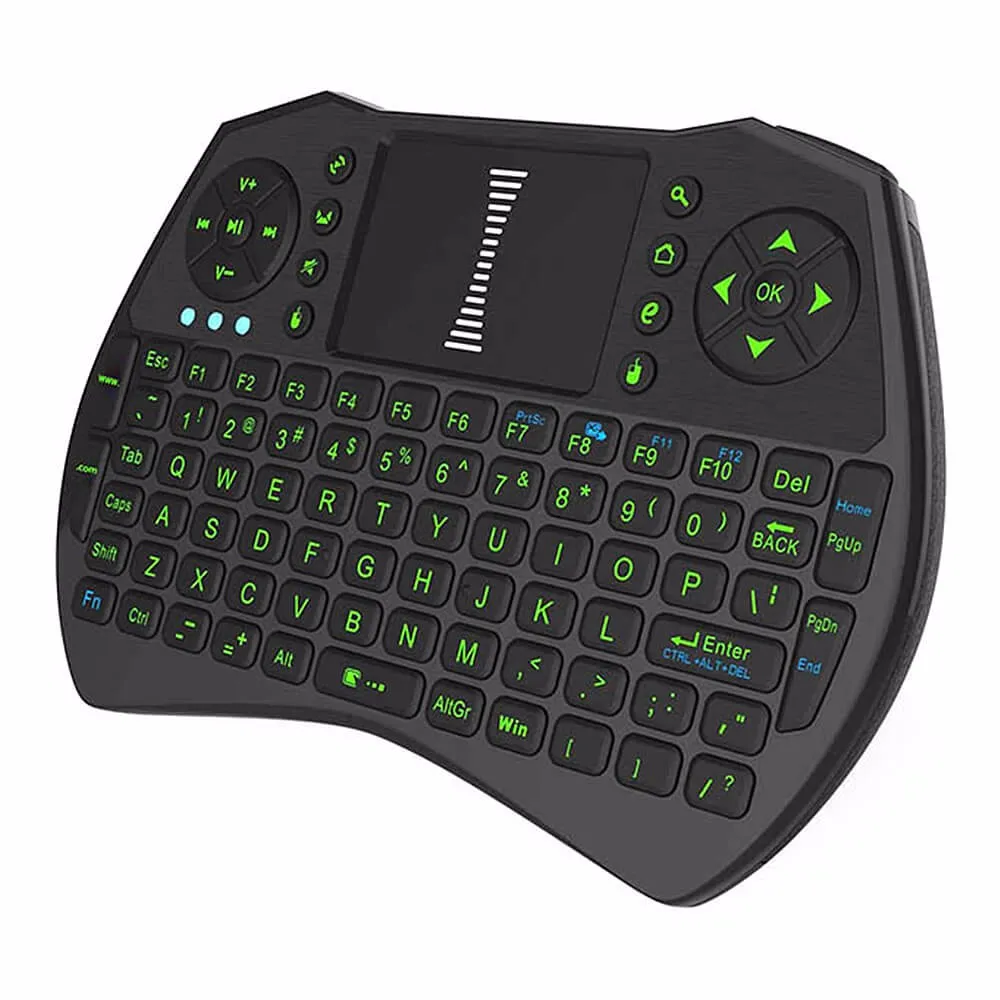 I9 Smart Fly Air Mouse Remote-Hintergrundbeleuchtung i8 2,4 GHz kabellose Tastatur mit Touchpad-Steuerung für MXQ M8S X92 TV Box DHL 