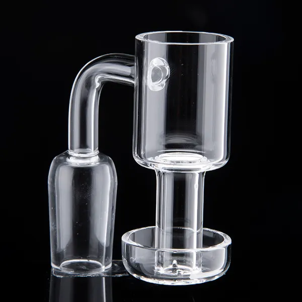 Terp Vacío Cuarzo Vacío Banger Domeless Nail Smoknig Accesorios con junta pulida para Dab Oil Rigs Bongs de vidrio