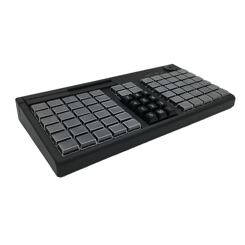 KB76 POS keyboard, supports USB programming in Win7/Me/XP/9X, DOS and Linux