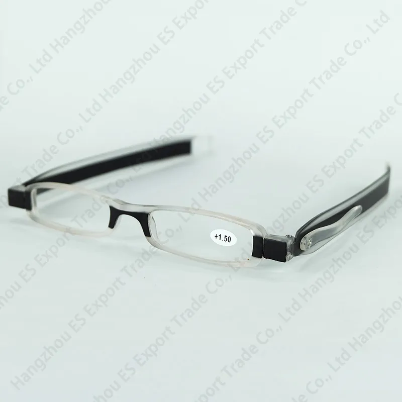 The Rotatable Storage Carry On Reading Glasses Portable Presbyopic Eyewear With Clip A Good Partner For Older Men