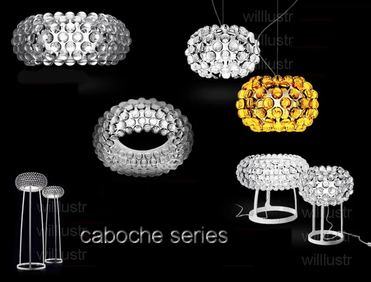 Modern Design Light ściana Kinkiet Lampa Akrylowa Ball Lighting Caboche Koralik LED R7S Bulb Clear Amber Bead Hotel Cafe