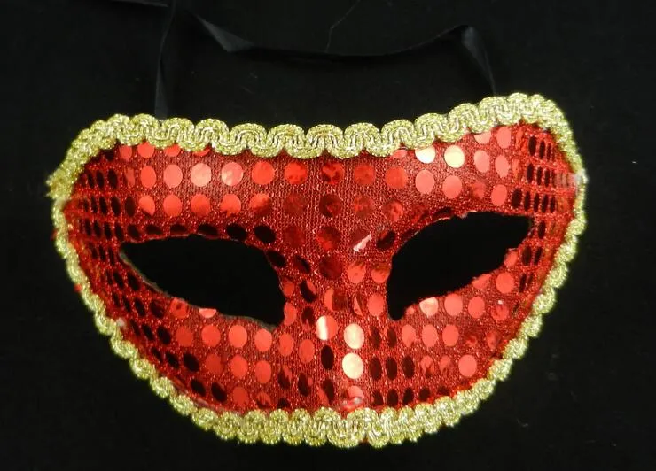 máscaras do partido do Natal lantejoulas rendas da máscara mulheres máscara veneziana e homem máscara de moda / G387