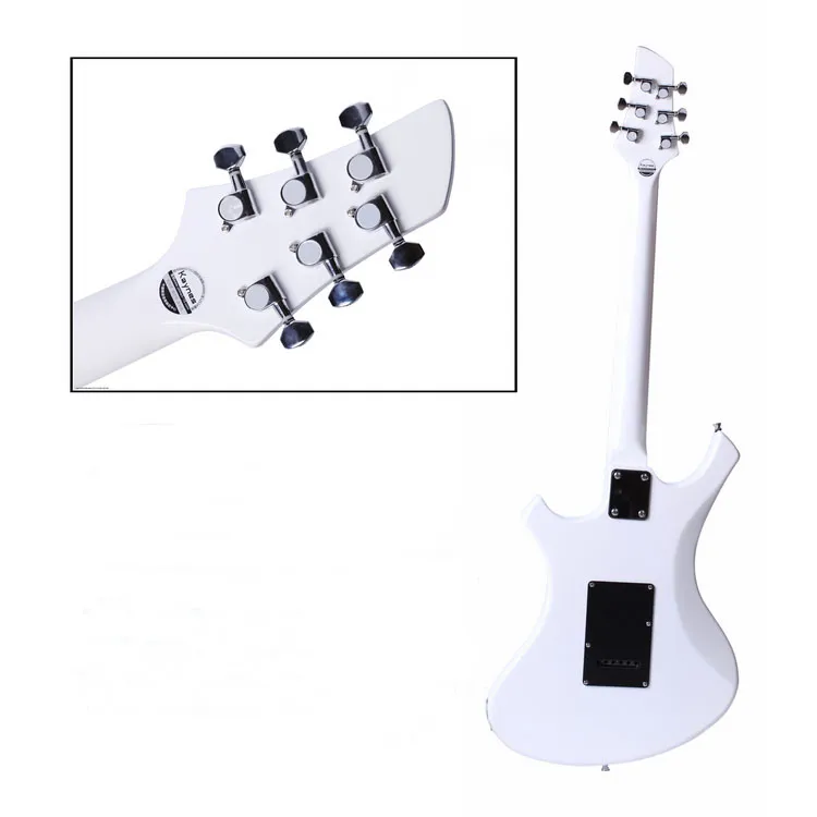 Baixo Chinas Branco Preto baixo 4 Cordas Baixo Elétrico Guitarra Maple Preto Baixo Corpo Frete Grátis